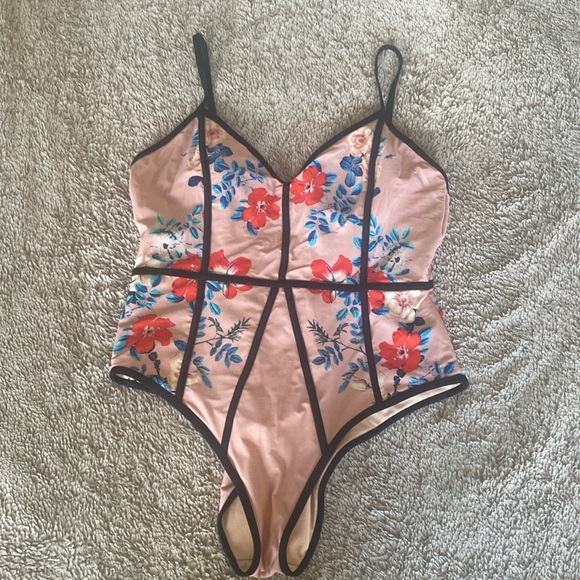 La Hearts Other - LA Hearts One Piece Bathing Suit Size Large